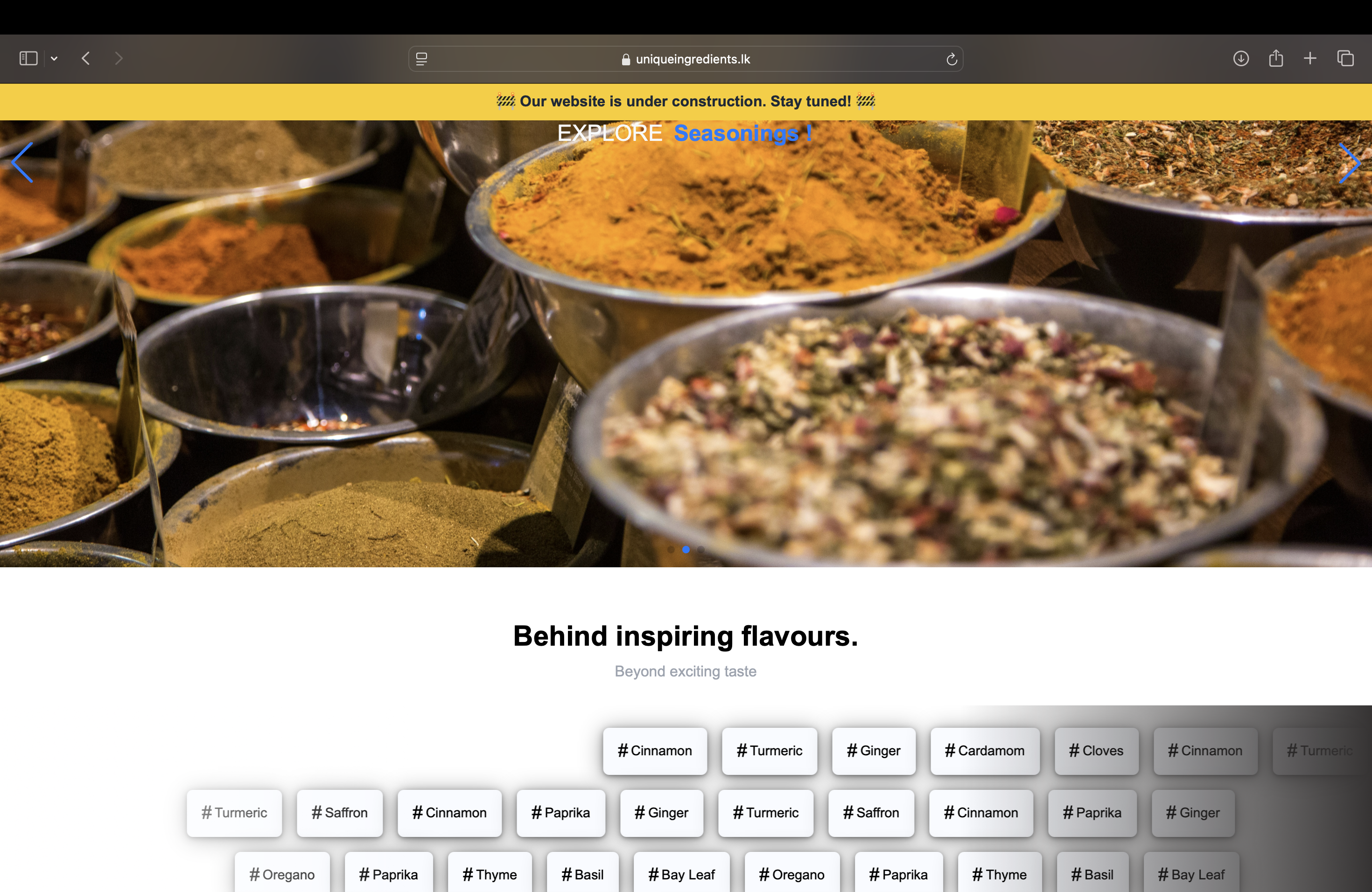 Ceylon Foods Trading (Pvt) Ltd  Website